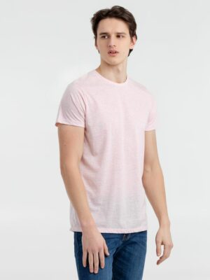 Футболка мужская Regent Fit 150, розовый меланж — изображение 2
