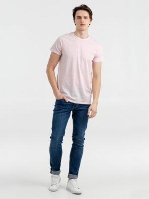 Футболка мужская Regent Fit 150, розовый меланж — изображение 3