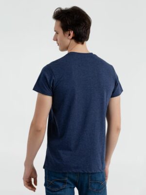 Футболка мужская Regent Fit 150, синий меланж — изображение 3
