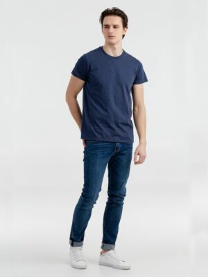 Футболка мужская Regent Fit 150, синий меланж — изображение 4