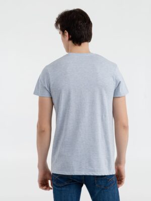 Футболка мужская Regent Fit 150, голубой меланж — изображение 3