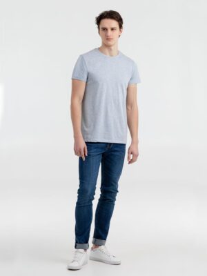 Футболка мужская Regent Fit 150, голубой меланж — изображение 4