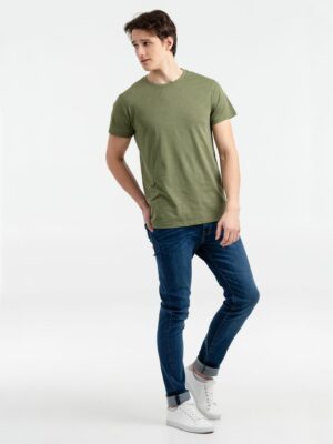 Футболка мужская Regent Fit 150, меланж хаки — изображение 3