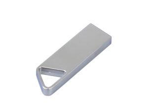 USB 2.0-флешка на 128 Гб с мини чипом, компактный дизайн, отверстие треугольной формы для цепочки — изображение 3