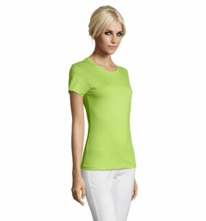 Футболка женская Regent Women, зеленое яблоко — изображение 5