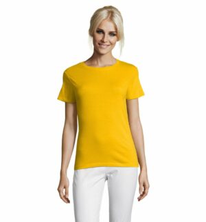 Футболка женская Regent Women, желтая — изображение 4