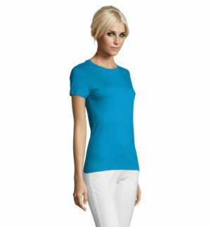 Футболка женская Regent Women, ярко-бирюзовая — изображение 5