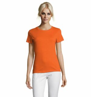 Футболка женская Regent Women, оранжевая — изображение 4