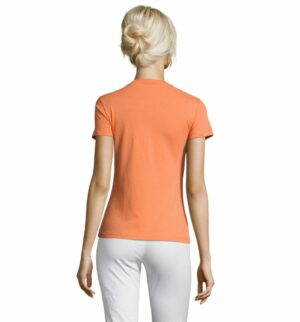 Футболка женская Regent Women, оранжевая (абрикосовая) — изображение 6