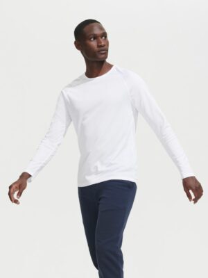 Футболка с длинным рукавом Sporty LSL Men, красная — изображение 5