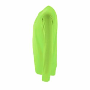 Футболка с длинным рукавом Sporty LSL Men, неоново-зеленая — изображение 3