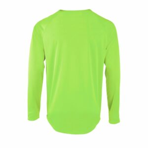 Футболка с длинным рукавом Sporty LSL Men, неоново-зеленая — изображение 2
