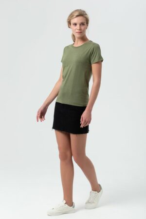Футболка женская Regent Fit Women, меланж хаки — изображение 7