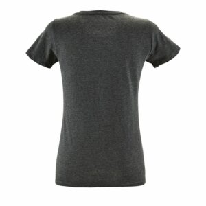 Футболка женская Regent Fit Women, черный меланж — изображение 2