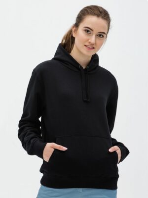 Толстовка унисекс Spencer, черная — изображение 4