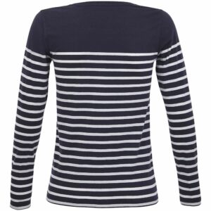 Футболка женская с длинным рукавом Matelot LSL Women, синяя с белым — изображение 2