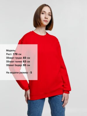 Свитшот унисекс Columbia, красный — изображение 5
