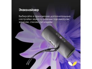 Умная портативная колонка Яндекс Станция Стрит с Алисой, черный (YNDX-00030BLK) — изображение 11