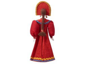 Подарочный набор: кукла фарфоровая, чай Малина с мятой, красный — изображение 11