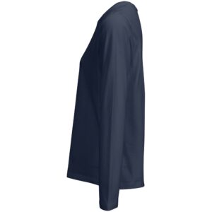 Футболка с длинным рукавом женская Monarch Women, темно-синяя (navy) — изображение 3
