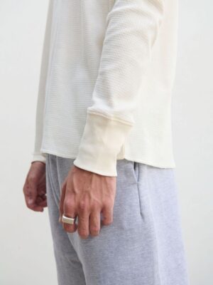 Футболка с длинным рукавом Thermal T, бежевая (неокрашенная) — изображение 6