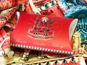 Платок Кремль - Москва - Фаберже — изображение 5