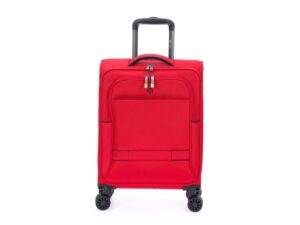 Чемодан TORBER Brosno, красный, нейлон 600D, 36,5 х 14 х 54 см, 32 л — изображение 3