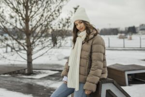 Шапка Nordkyn, молочно-белая — изображение 4