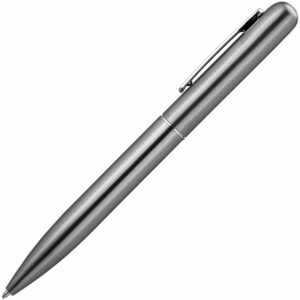 Ручка шариковая Scribo, серо-стальная — изображение 2