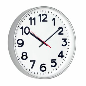 Часы настенные ChronoTop, серебристые — изображение 2