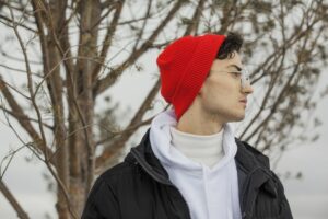 Шапка Life Explorer, красная (алая) — изображение 10