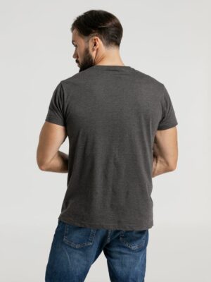 Футболка унисекс Firm Wear, черный меланж — изображение 8