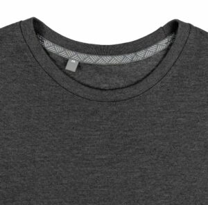 Футболка унисекс Firm Wear, черный меланж — изображение 3