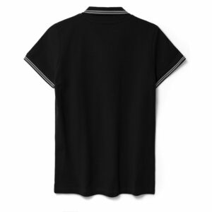 Рубашка поло женская Virma Stripes Lady, черная — изображение 2