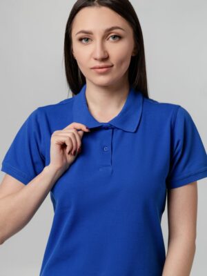 Рубашка поло женская Virma Stretch Lady, ярко-синяя — изображение 8