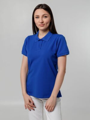 Рубашка поло женская Virma Stretch Lady, ярко-синяя — изображение 5