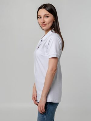 Рубашка поло женская Virma Stretch Lady, белая — изображение 6
