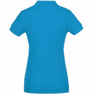 Рубашка поло женская Virma Premium Lady, бирюзовая — изображение 2