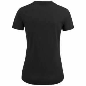 Футболка женская Ladies American U, черная — изображение 2