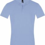 Рубашка поло мужская Perfect Men 180 голубая