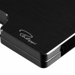 Футляр для карт с зажимом для купюр Cooper, черный — изображение 5