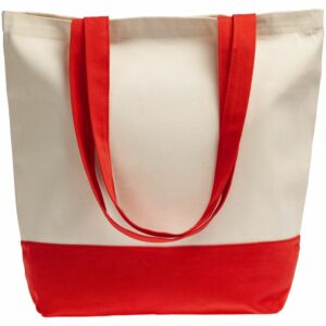 Холщовая сумка Shopaholic, красная — изображение 2