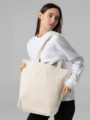 Холщовая сумка Shopaholic, неокрашенная — изображение 5