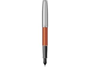 Перьевая ручка Parker Sonnet Essentials Orange SB Steel CT, перо: F, цвет чернил black, в подарочной упаковке. — изображение 2