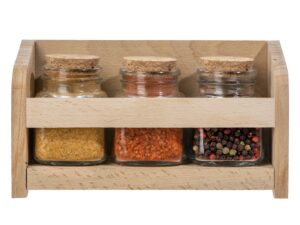 Набор Delicio из трех специй в подставке из бука — изображение 3