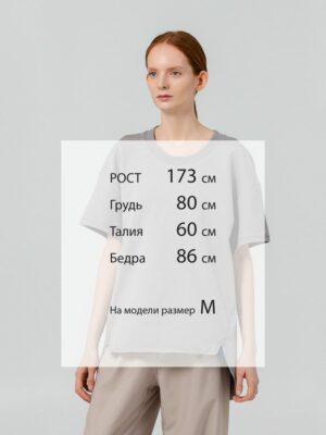 Футболка унисекс Kosmos 1.0, серая — изображение 8