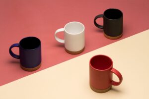Кружка с пробковой подставкой Corky, белая — изображение 3