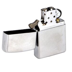 Зажигалка Zippo Armor Brushed, матовая серебристая — изображение 4