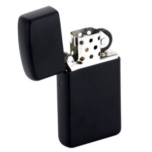 Зажигалка Zippo Slim Matt, матовая черная — изображение 2