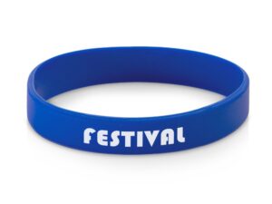 Силиконовый браслет Forest 202*12 мм, синий